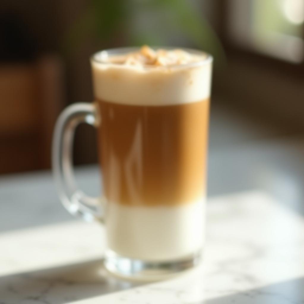 Dalgona whipped coffee estetico